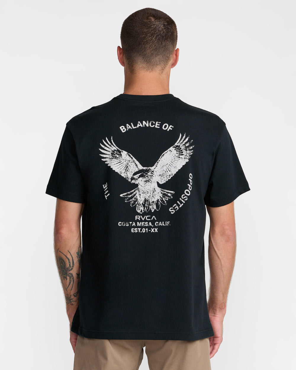 Soaring Short Sleeve Tee - Black | RVCA discount