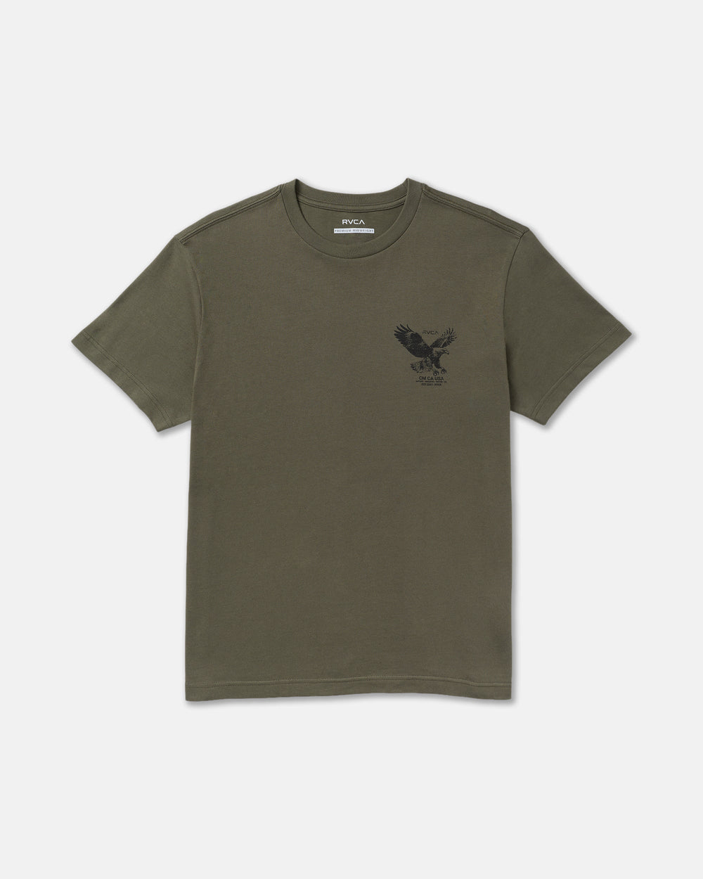 Soaring Short Sleeve Tee - Fatigue | RVCA on sale