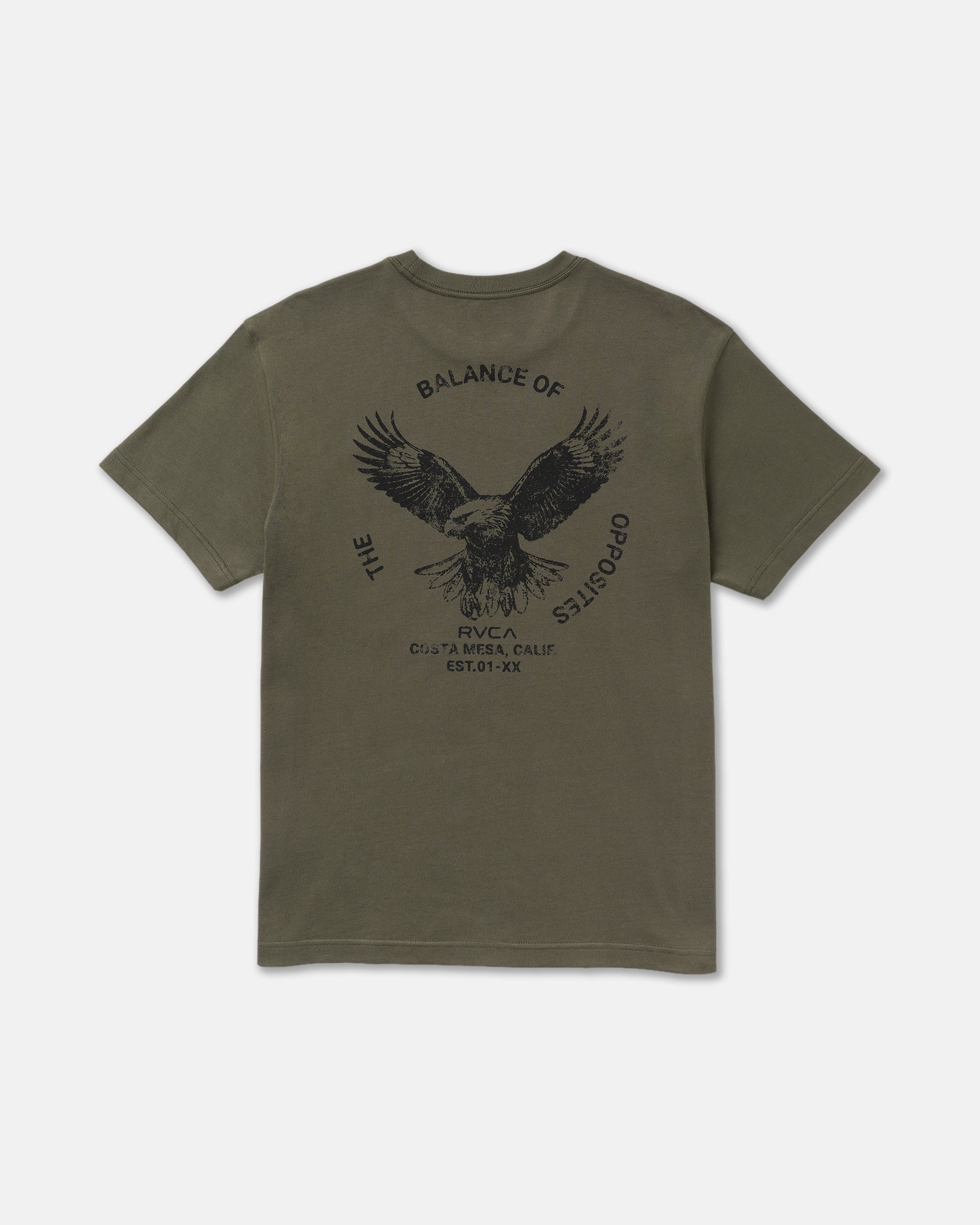 Soaring Short Sleeve Tee - Fatigue | RVCA on sale