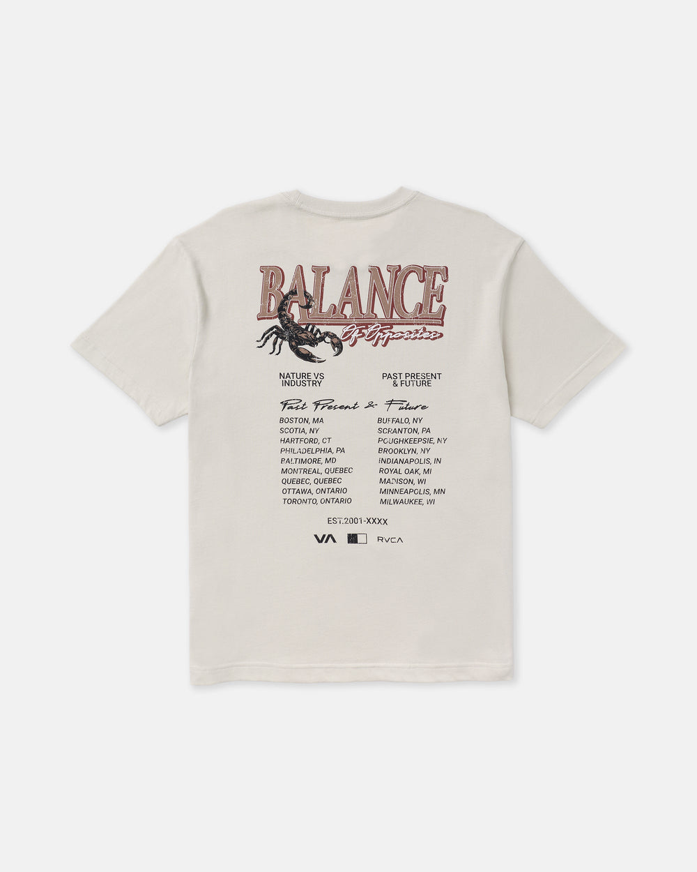Poison Tour Short Sleeve Tee - Ceramic | RVCA near me