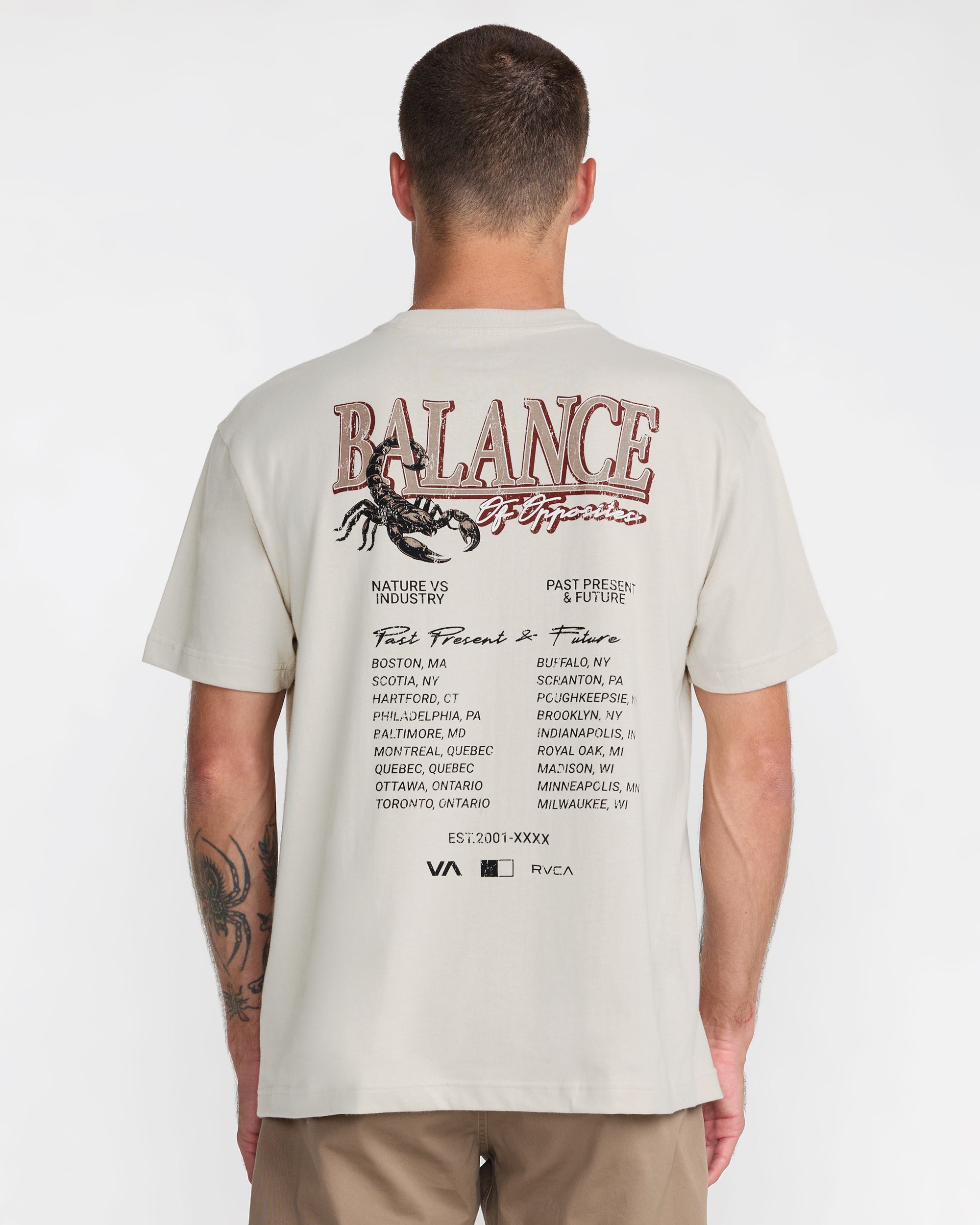 Poison Tour Short Sleeve Tee - Ceramic | RVCA near me