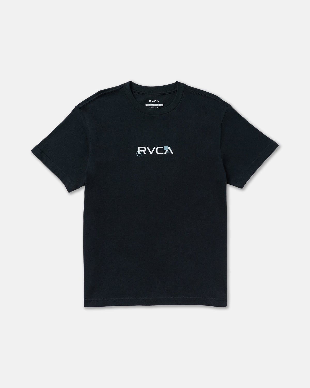 Small RVCA Icons Short Sleeve Tee - Black | RVCA for sale