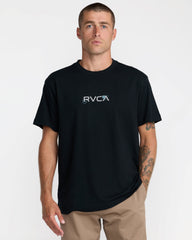 Small RVCA Icons Short Sleeve Tee - Black | RVCA for sale