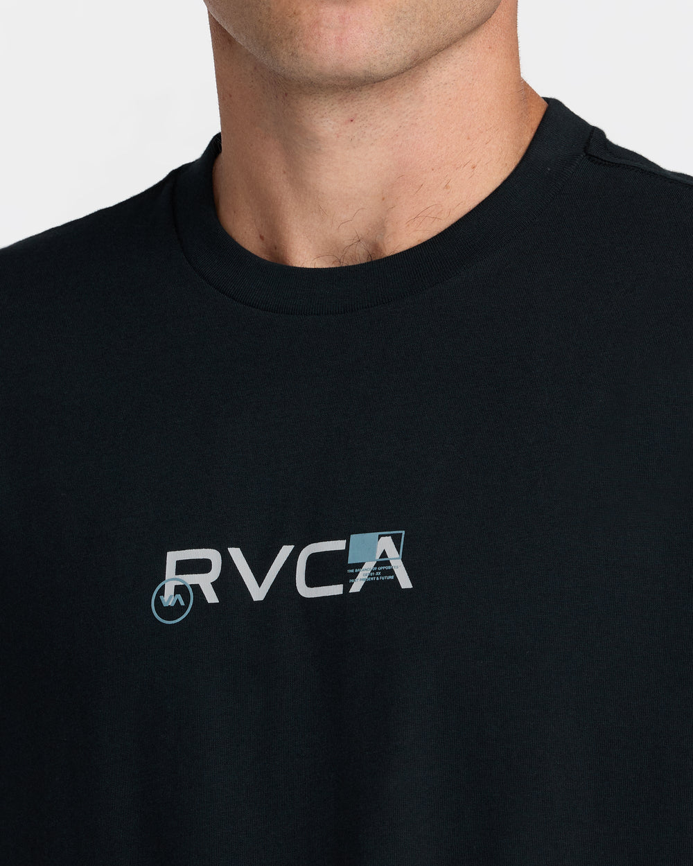 Small RVCA Icons Short Sleeve Tee - Black | RVCA for sale