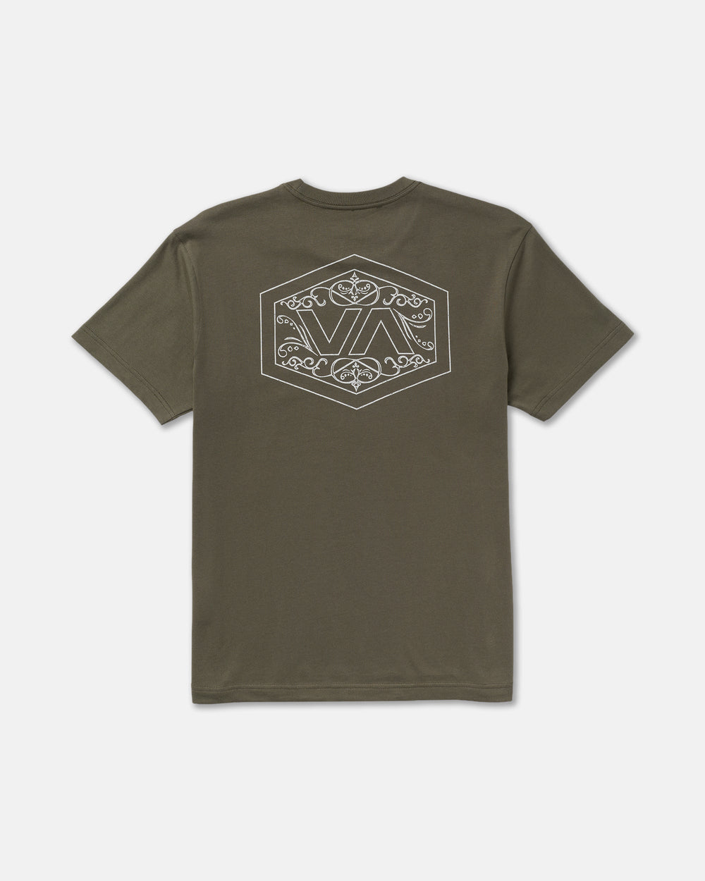 Hex Filigre Short Sleeve Tee - Fatigue | RVCA sale