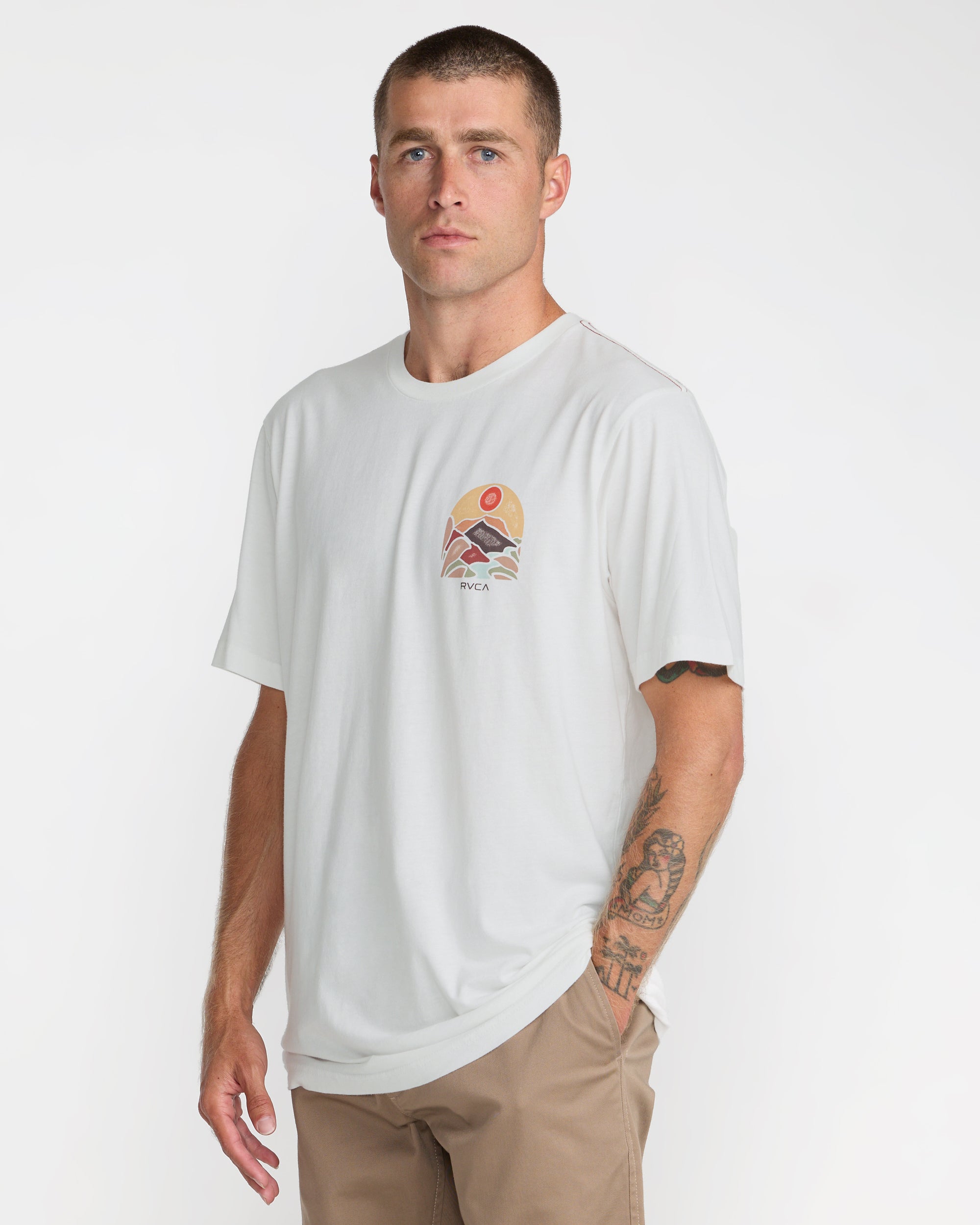River Run Short Sleeve Tee - Antique White | RVCA near me