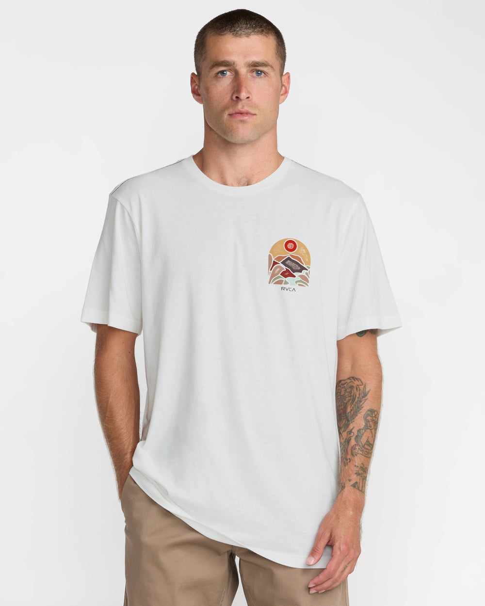 River Run Short Sleeve Tee - Antique White | RVCA near me