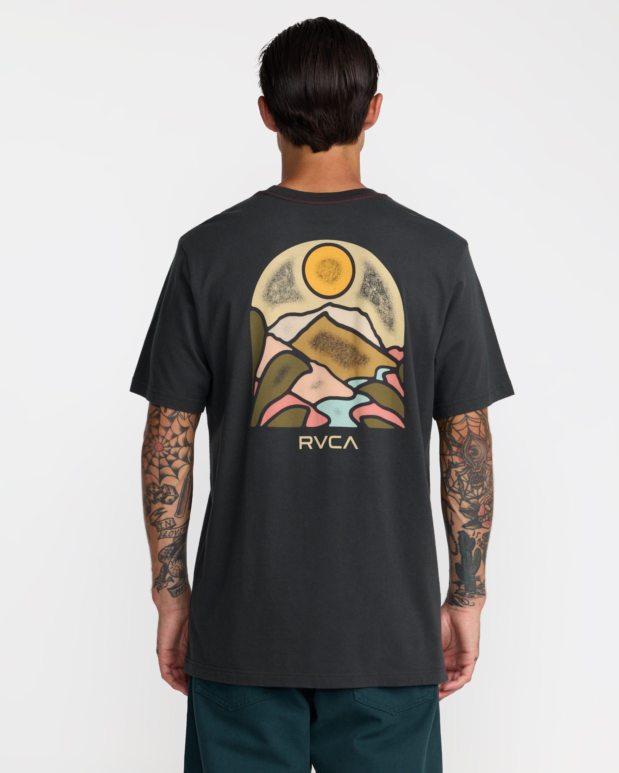 River Run Short Sleeve Tee - Black | RVCA sale