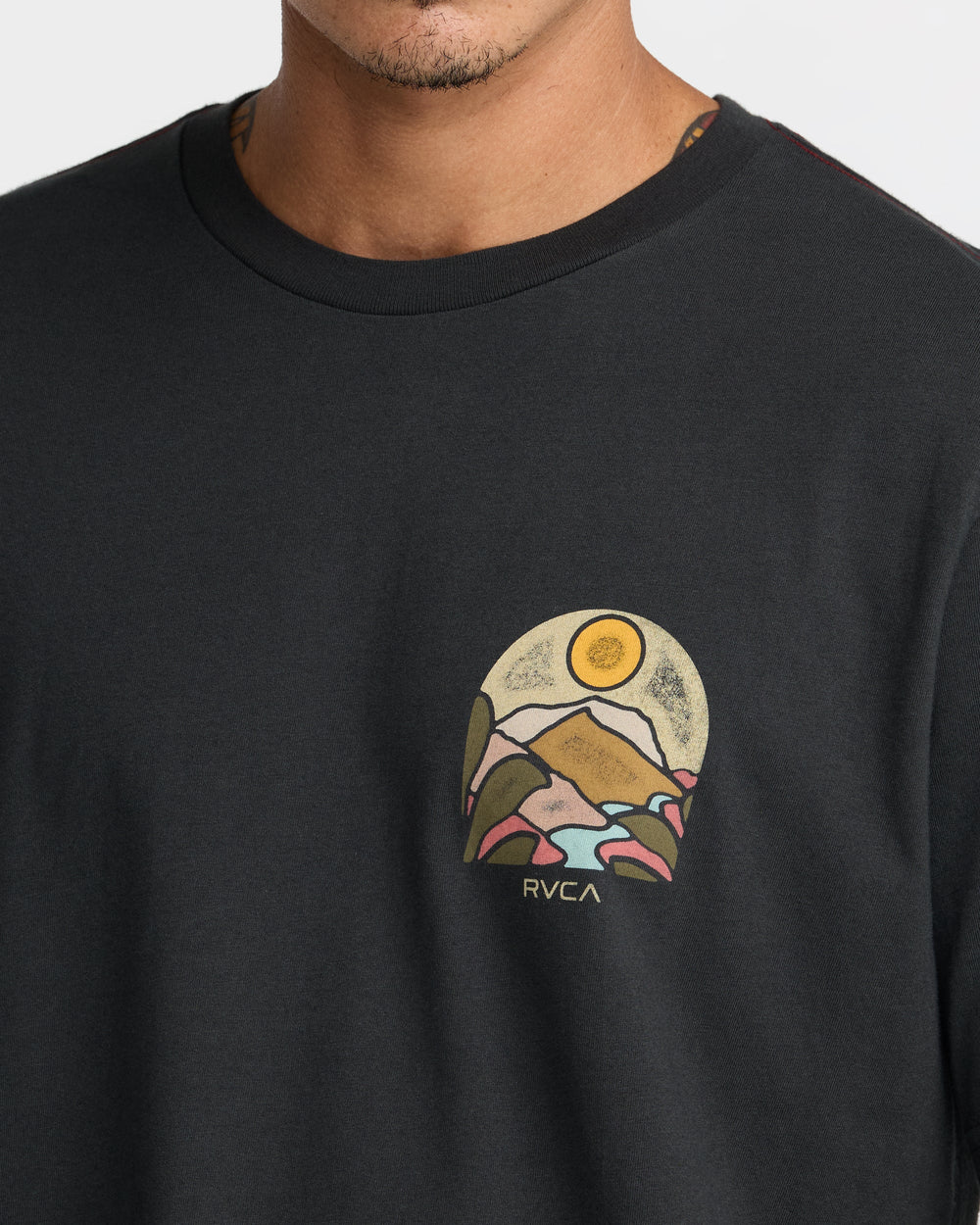 River Run Short Sleeve Tee - Black | RVCA sale