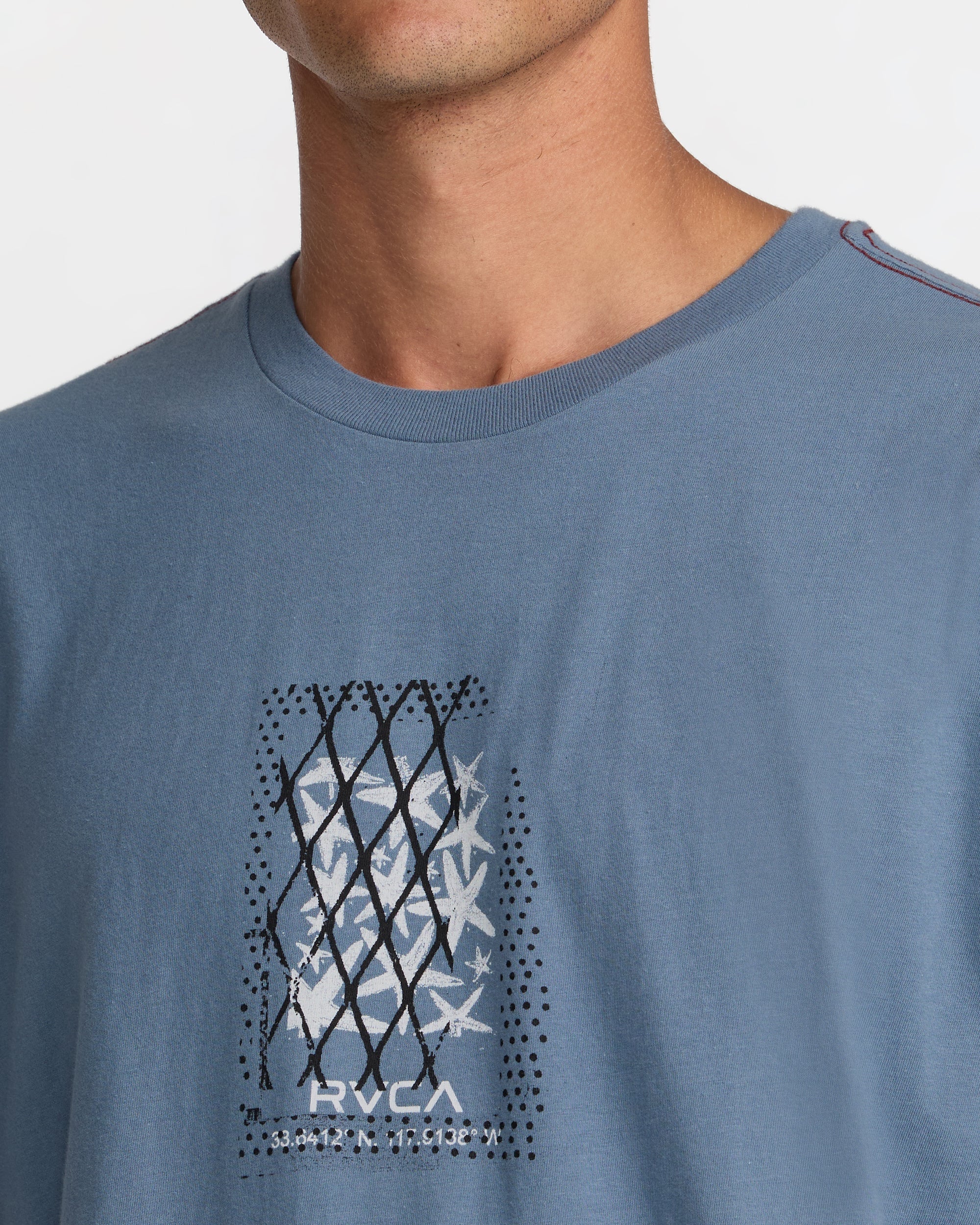 Endo Bones Short Sleeve Tee - Vintage Navy | RVCA US