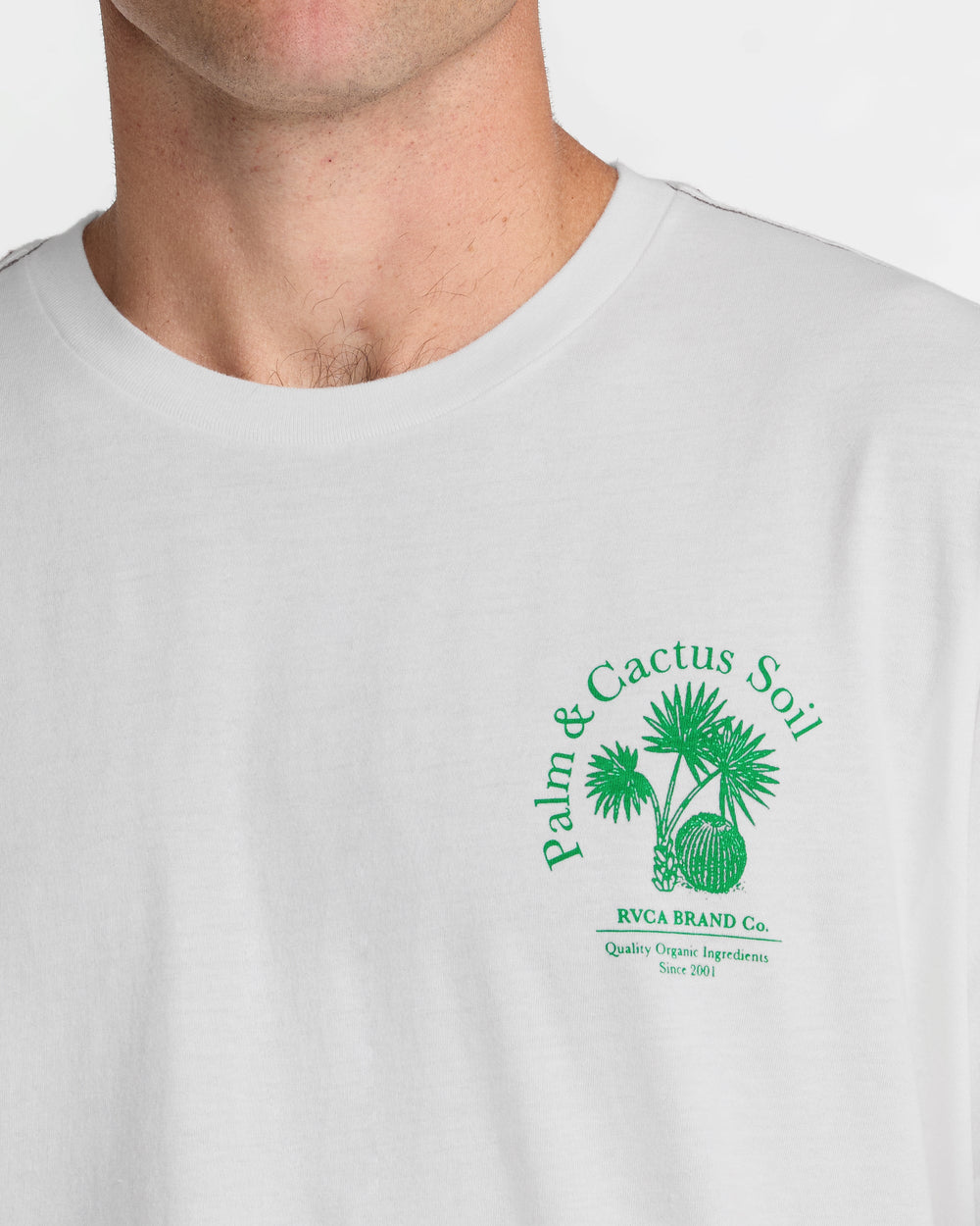 Soil Co Short Sleeve Tee - Antique White | RVCA on sale