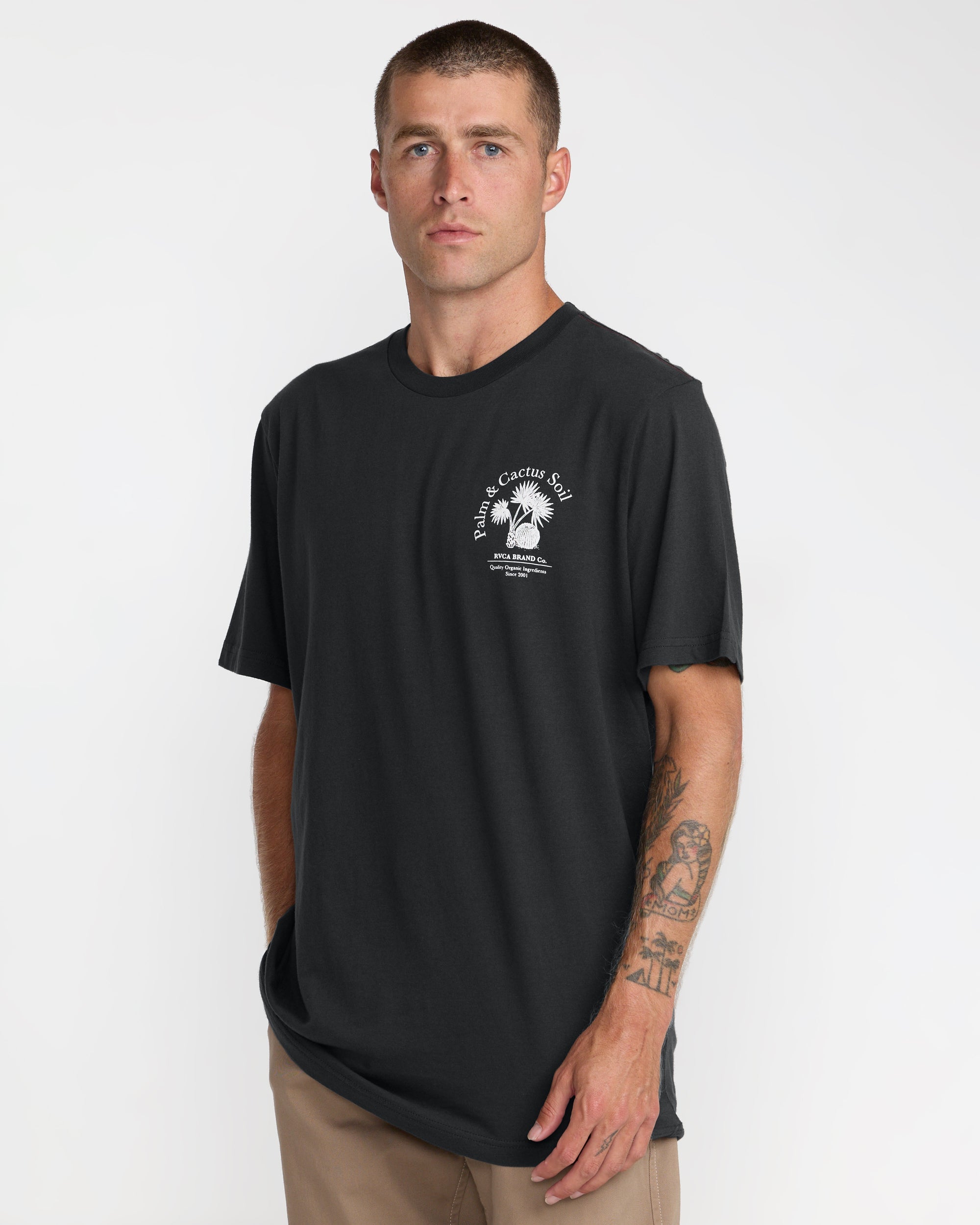 Soil Co Short Sleeve Tee - Pirate Black | RVCA outlet