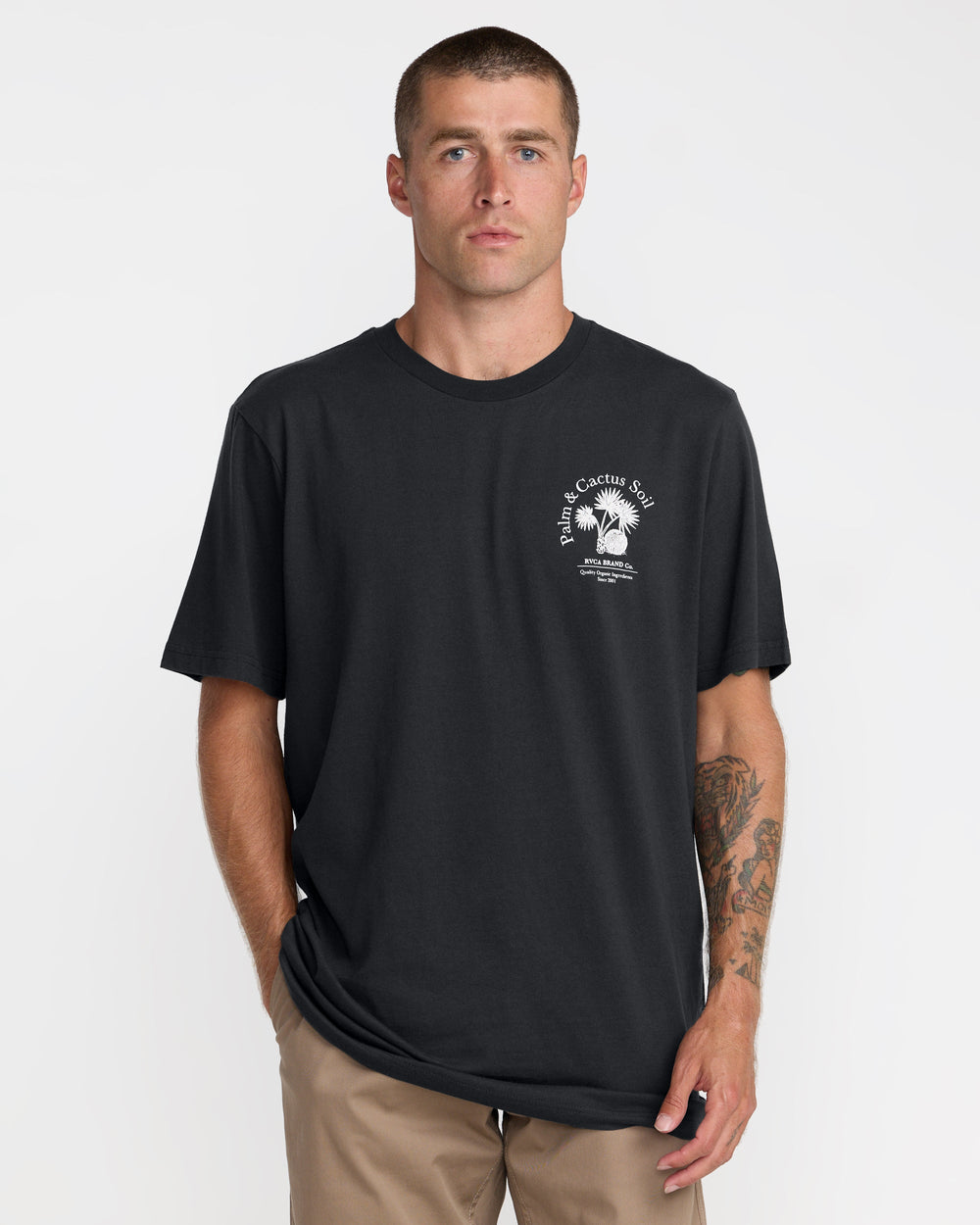 Soil Co Short Sleeve Tee - Pirate Black | RVCA outlet