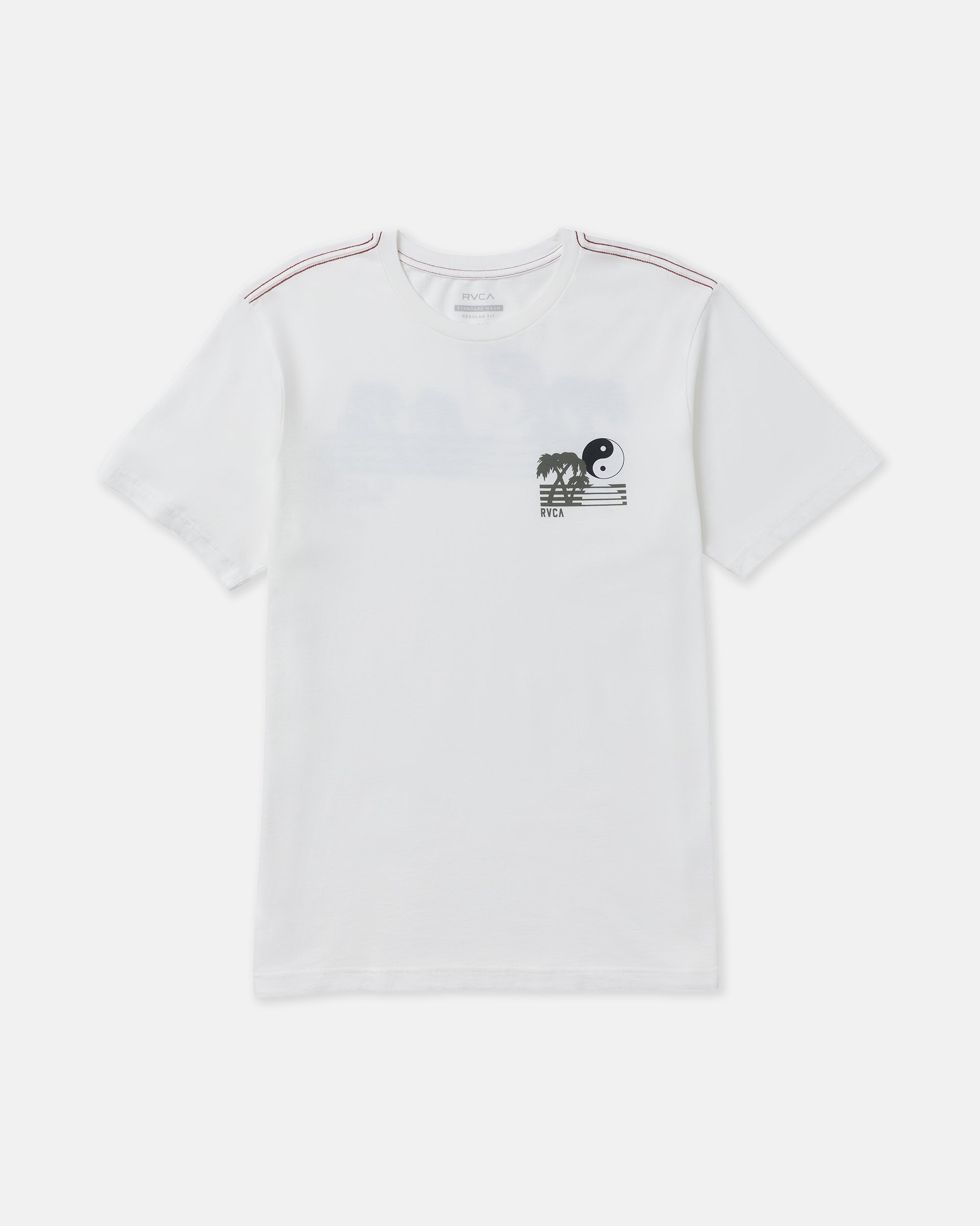 Balance Horizon Short Sleeve Tee - Antique White | RVCA discount
