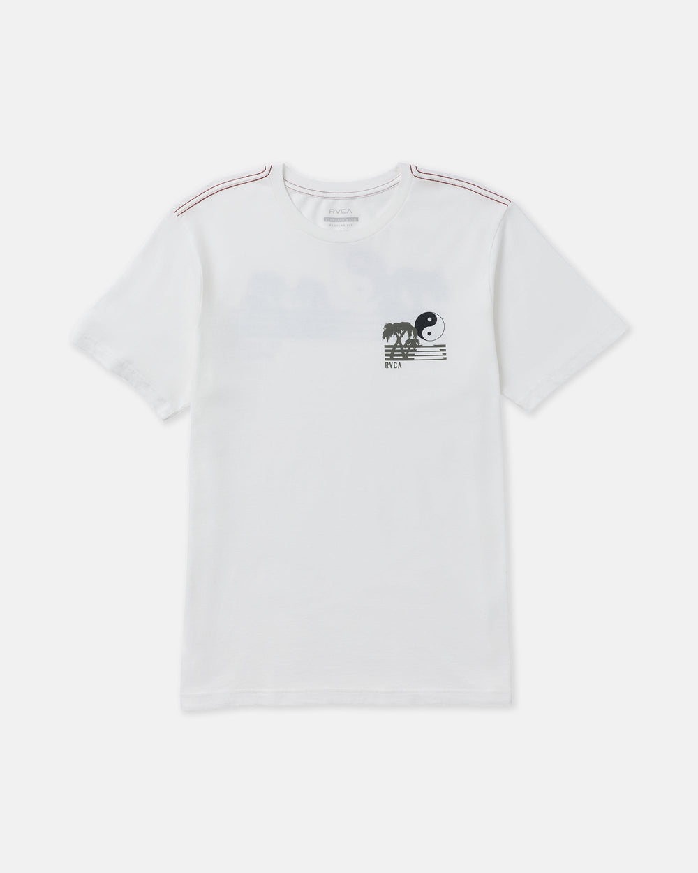 Balance Horizon Short Sleeve Tee - Antique White | RVCA discount