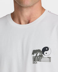 Balance Horizon Short Sleeve Tee - Antique White | RVCA discount
