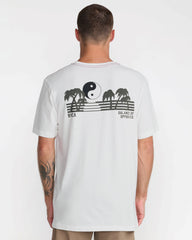 Balance Horizon Short Sleeve Tee - Antique White | RVCA discount