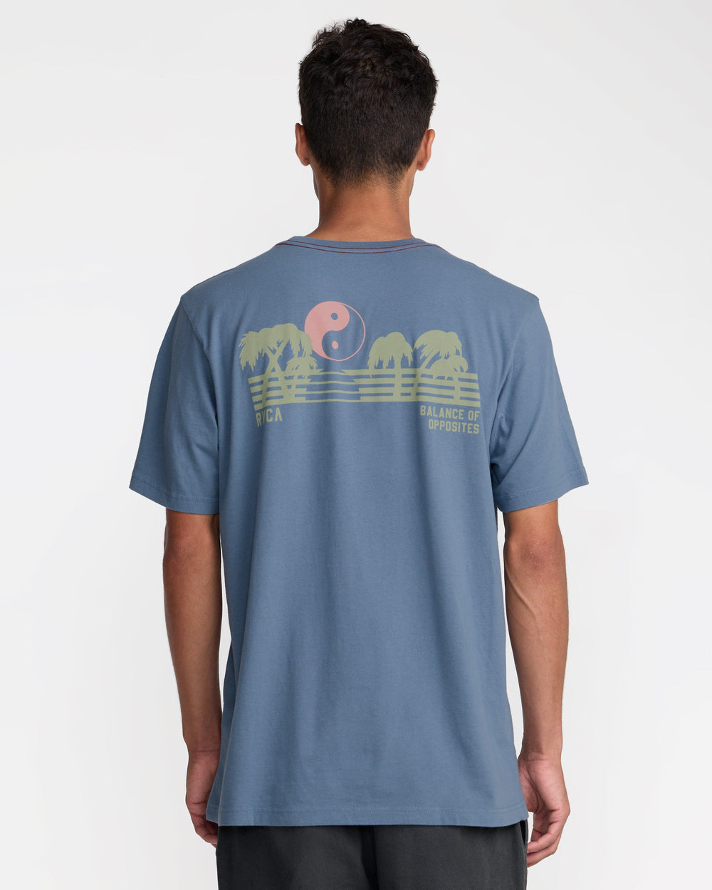 Balance Horizon Short Sleeve - Vintage Navy | RVCA sale