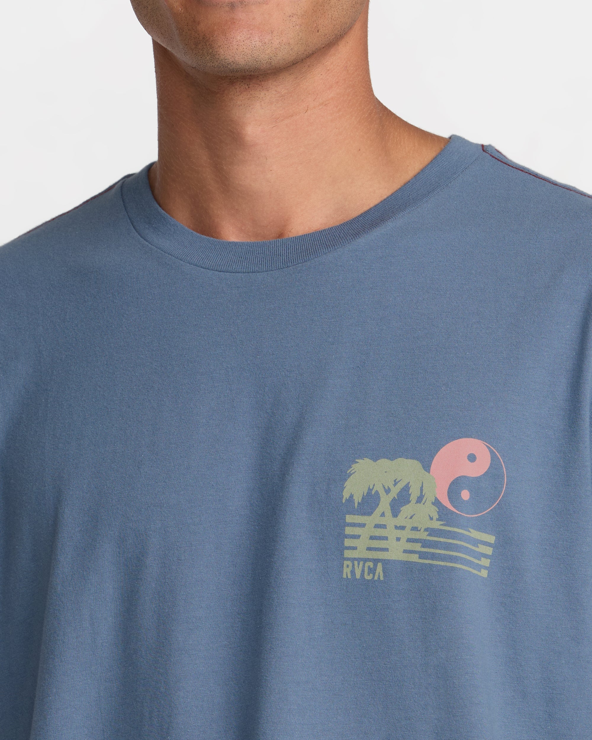 Balance Horizon Short Sleeve - Vintage Navy | RVCA sale