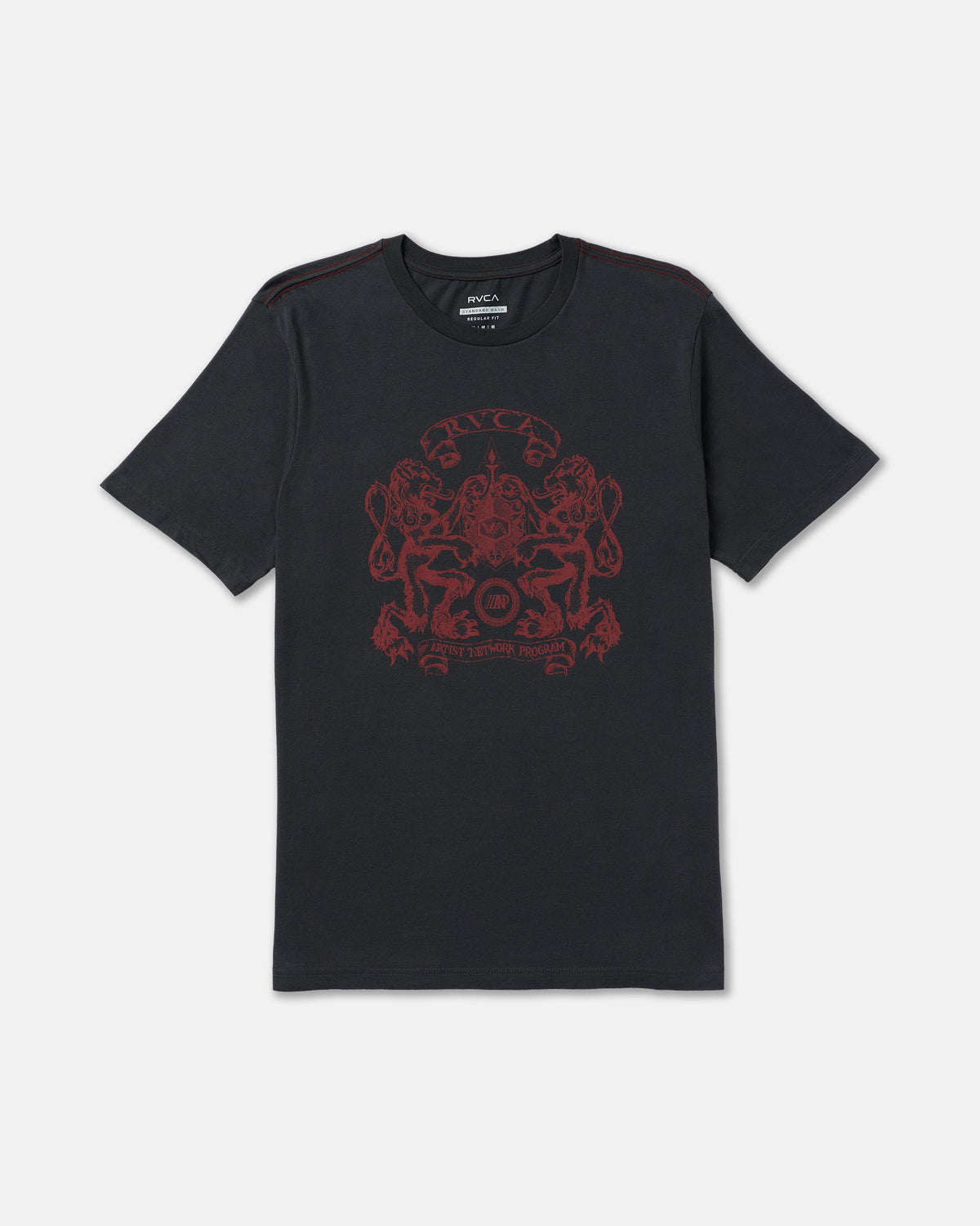 Lions Gate Short Sleeve Tee - Pirate Black | RVCA outlet