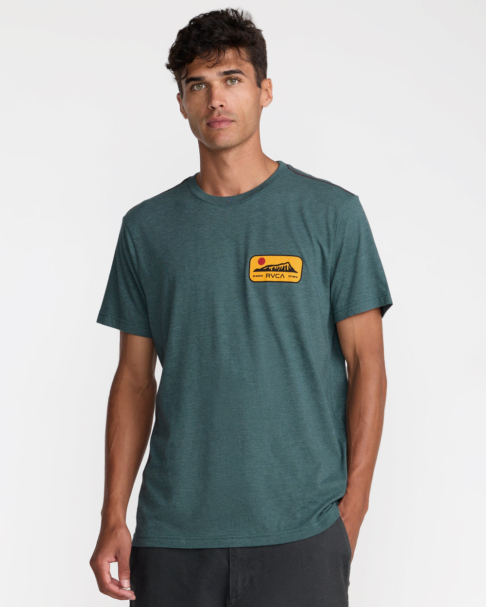 Island Time Short Sleeve Tee - Balsam Green | RVCA sale