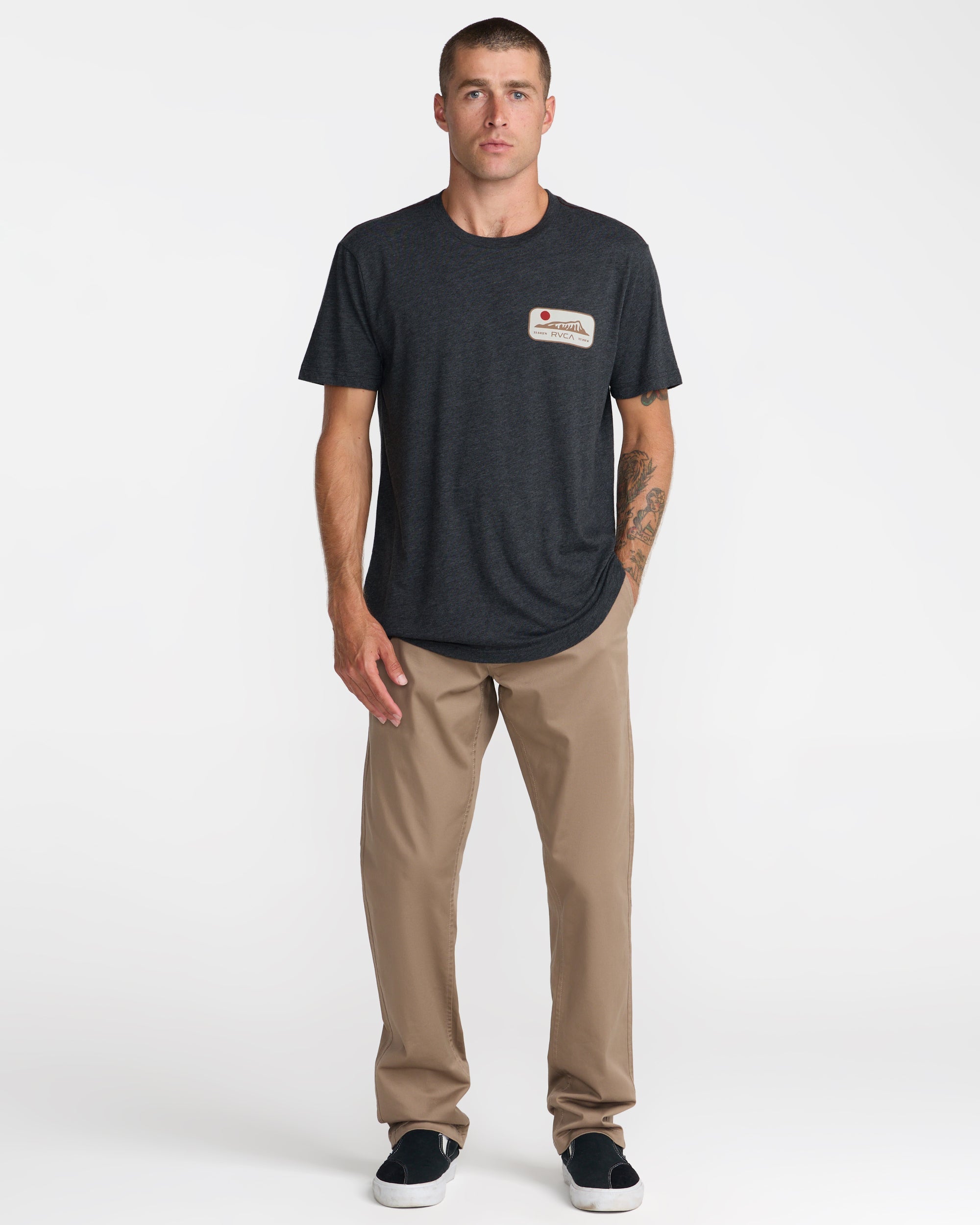 Island Time Short Sleeve Tee - Black | RVCA outlet