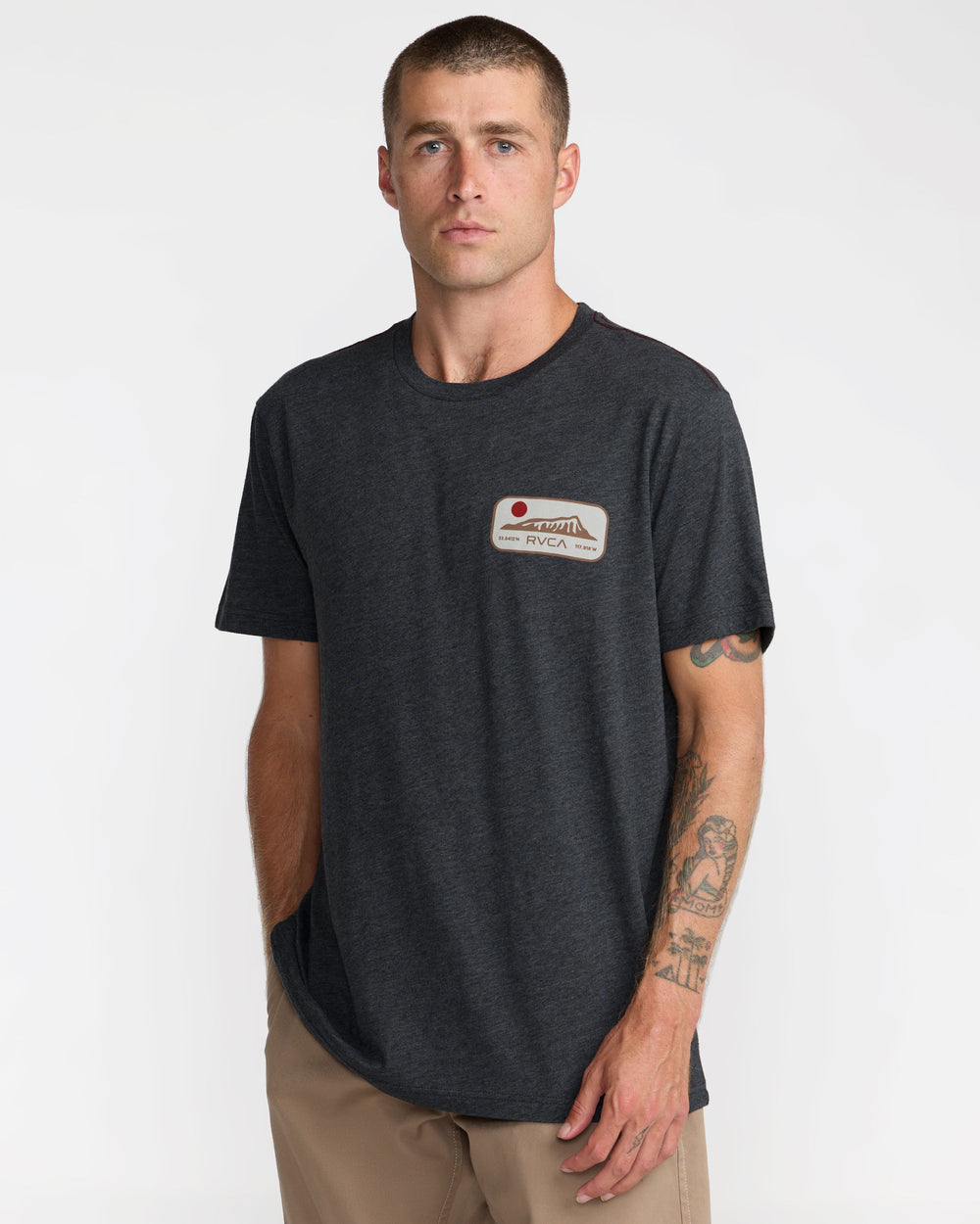 Island Time Short Sleeve Tee - Black | RVCA outlet