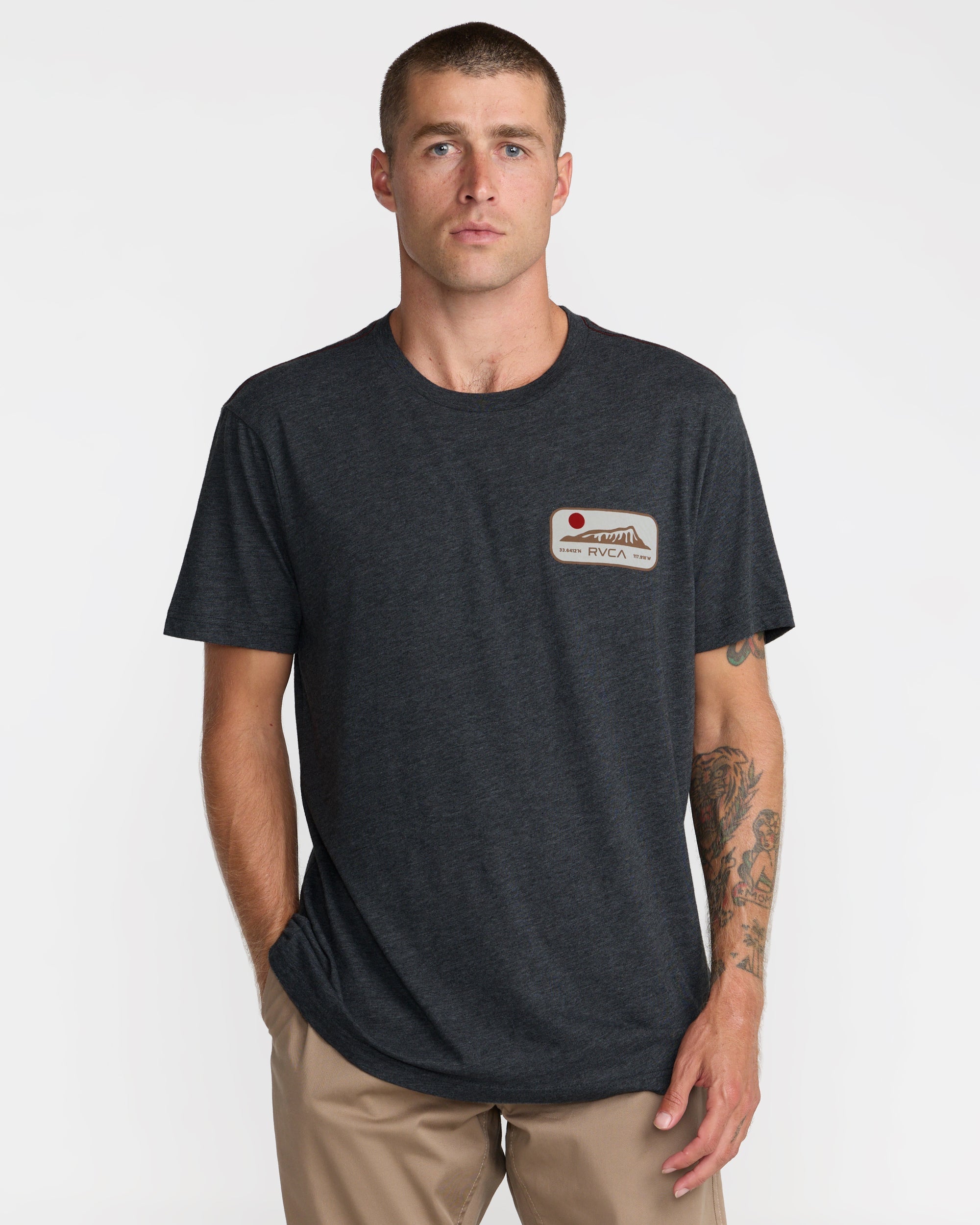 Island Time Short Sleeve Tee - Black | RVCA outlet