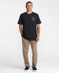 VA All The Way Short Sleeve Tee - Pirate Black | RVCA for sale