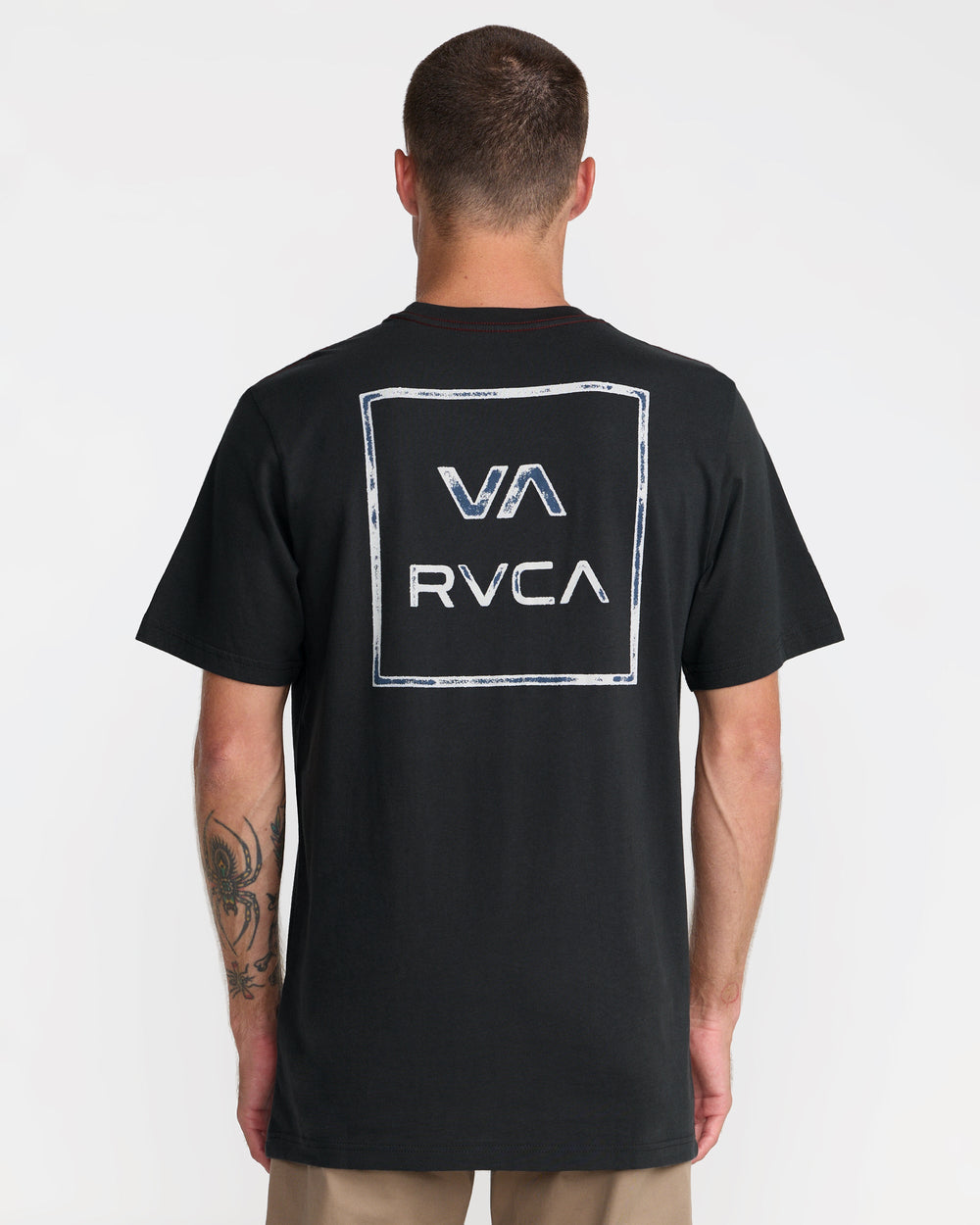 VA All The Way Short Sleeve Tee - Pirate Black | RVCA for sale