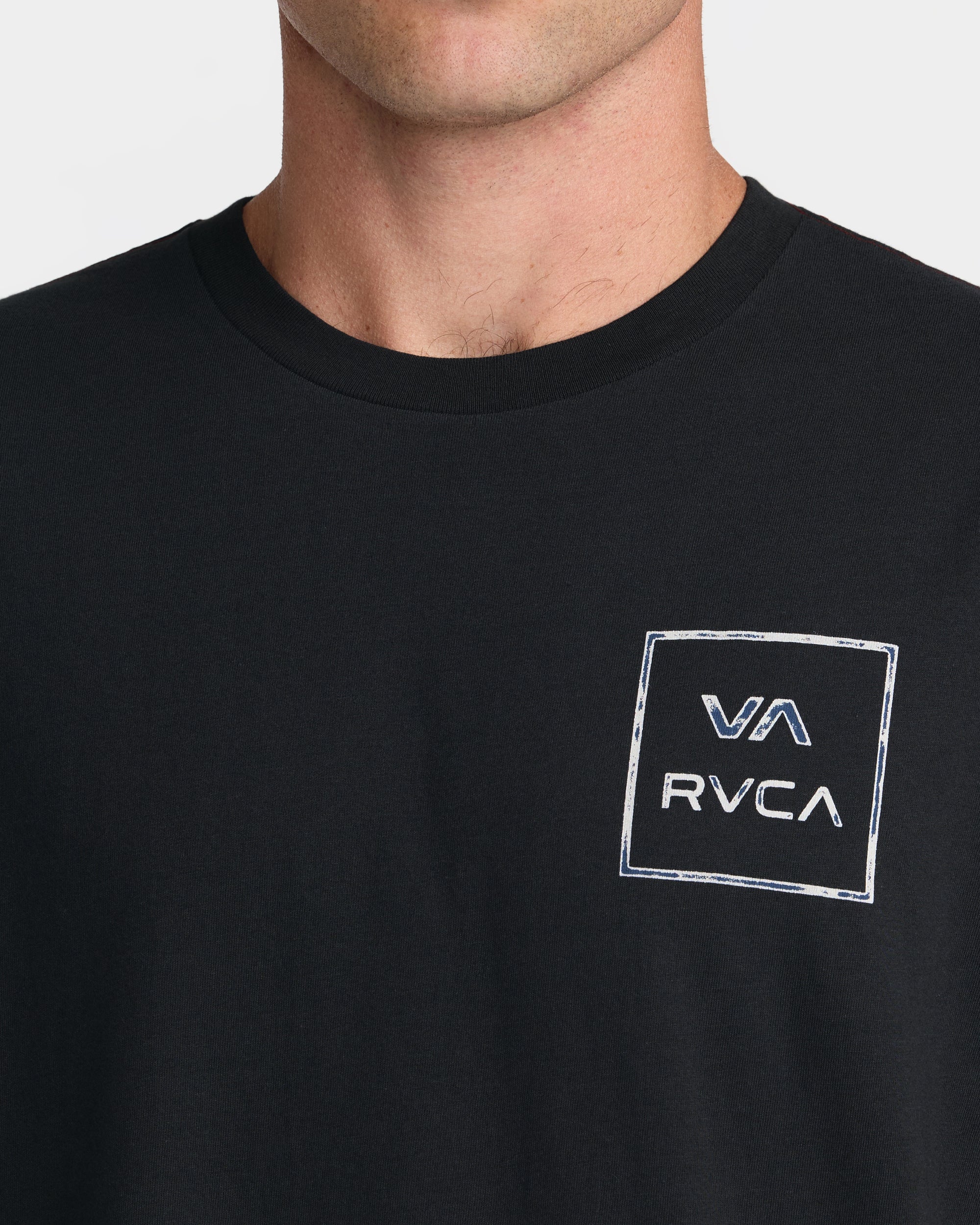 VA All The Way Short Sleeve Tee - Pirate Black | RVCA for sale