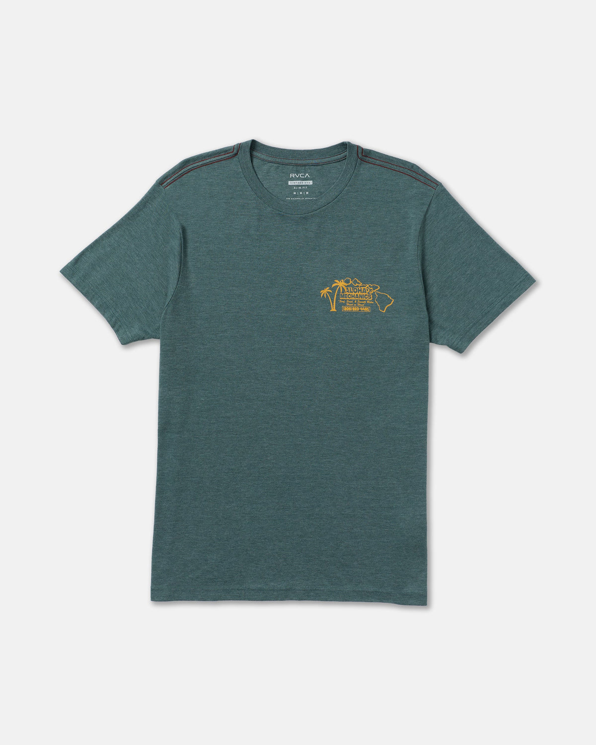 Aloha Mechanics Short Sleeve Tee - Balsam Green | RVCA online