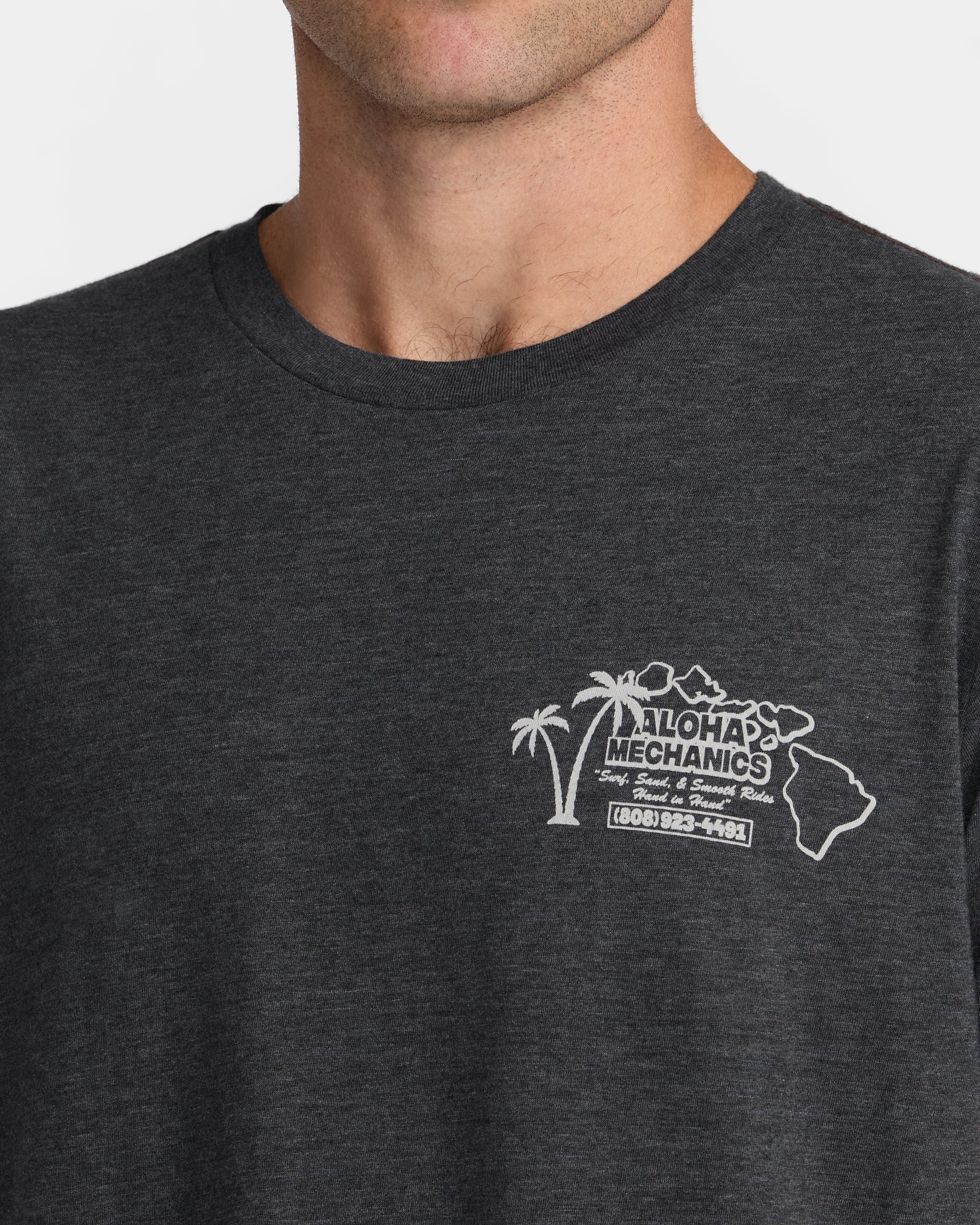 Aloha Mechanics Short Sleeve Tee - Pirate Black | RVCA US