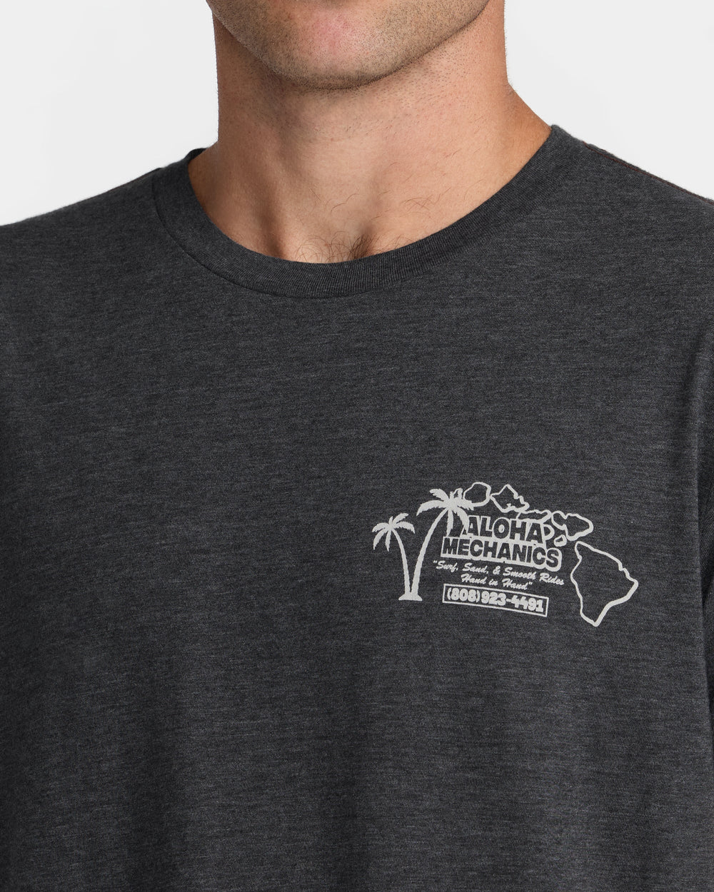 Aloha Mechanics Short Sleeve Tee - Pirate Black | RVCA US