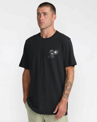 Bryce Bloom Short Sleeve Tee - Pirate Black | RVCA discount