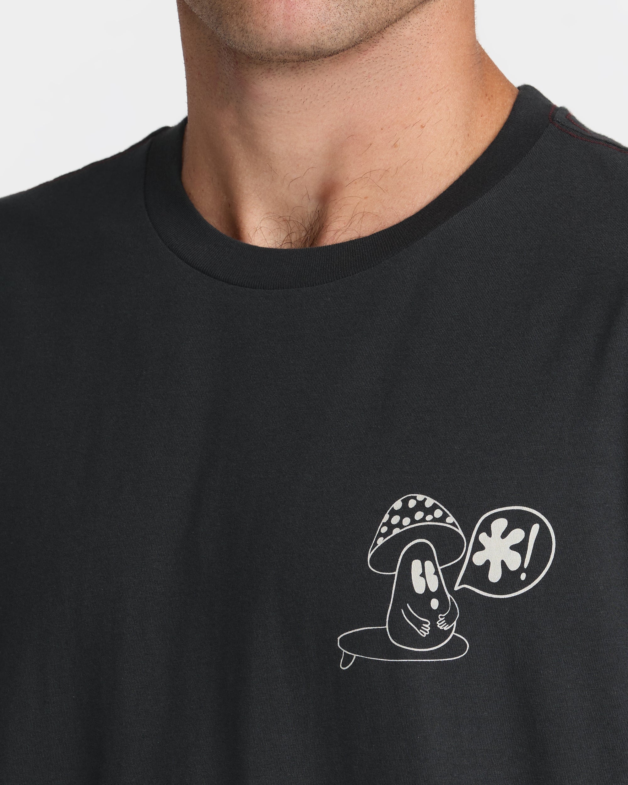 Bryce Bloom Short Sleeve Tee - Pirate Black | RVCA discount