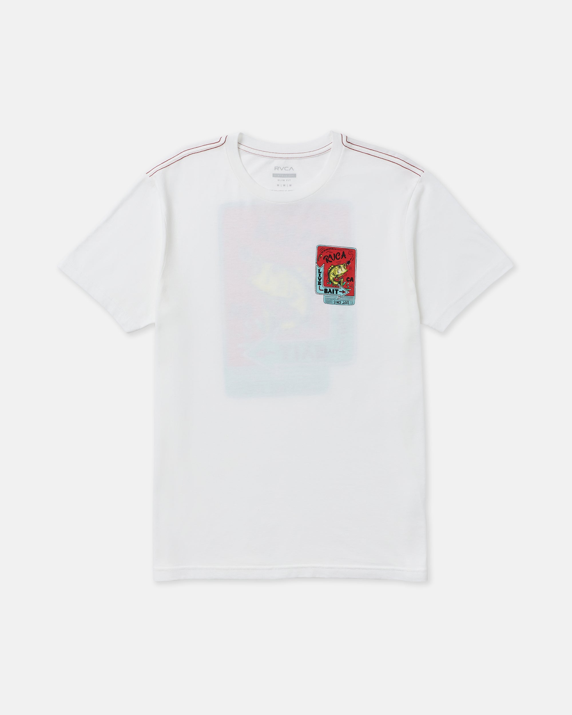 Live Bait Short Sleeve Tee - Antique White | RVCA sale