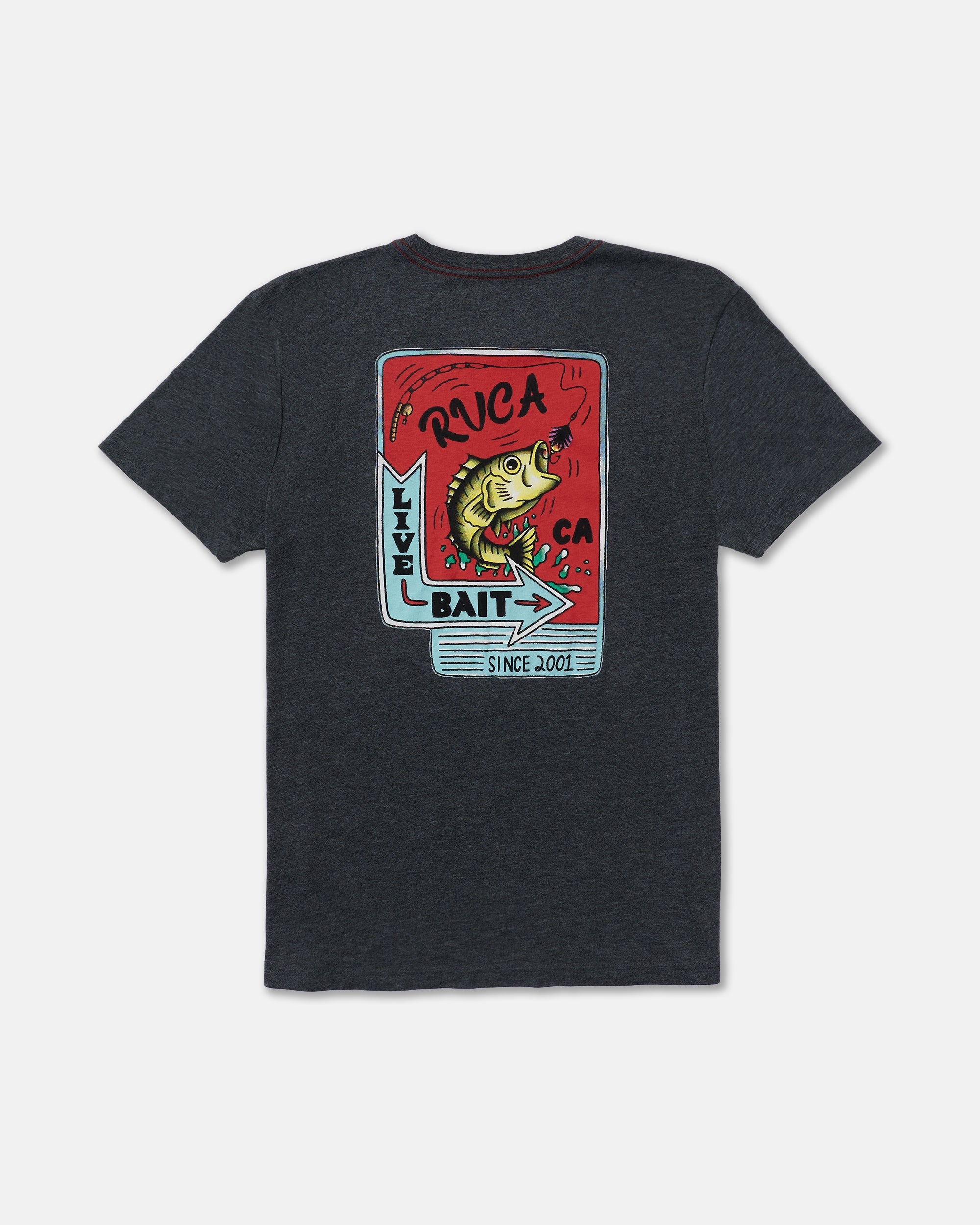 Live Bait Short Sleeve Tee - Black | RVCA near me