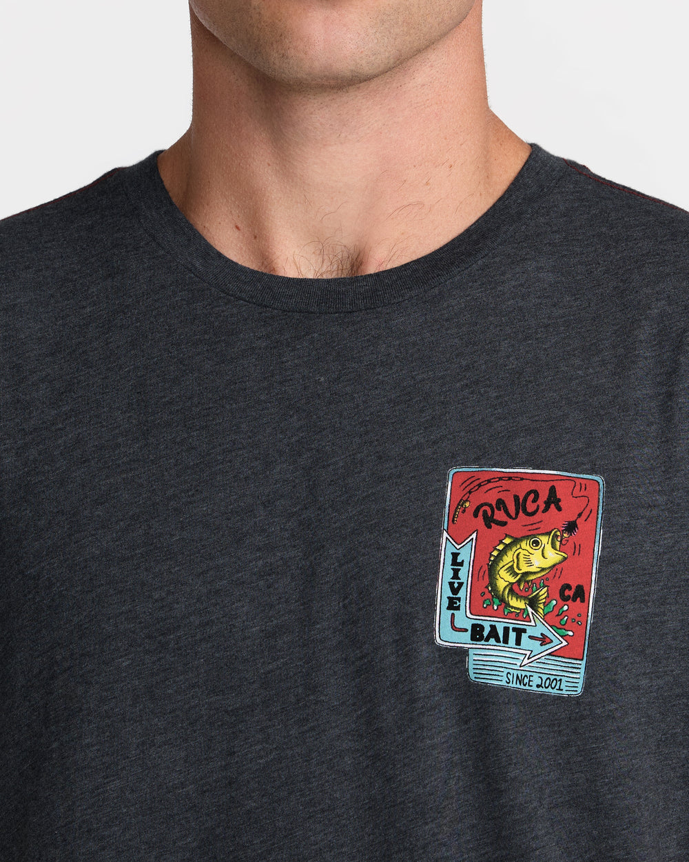 Live Bait Short Sleeve Tee - Black | RVCA near me