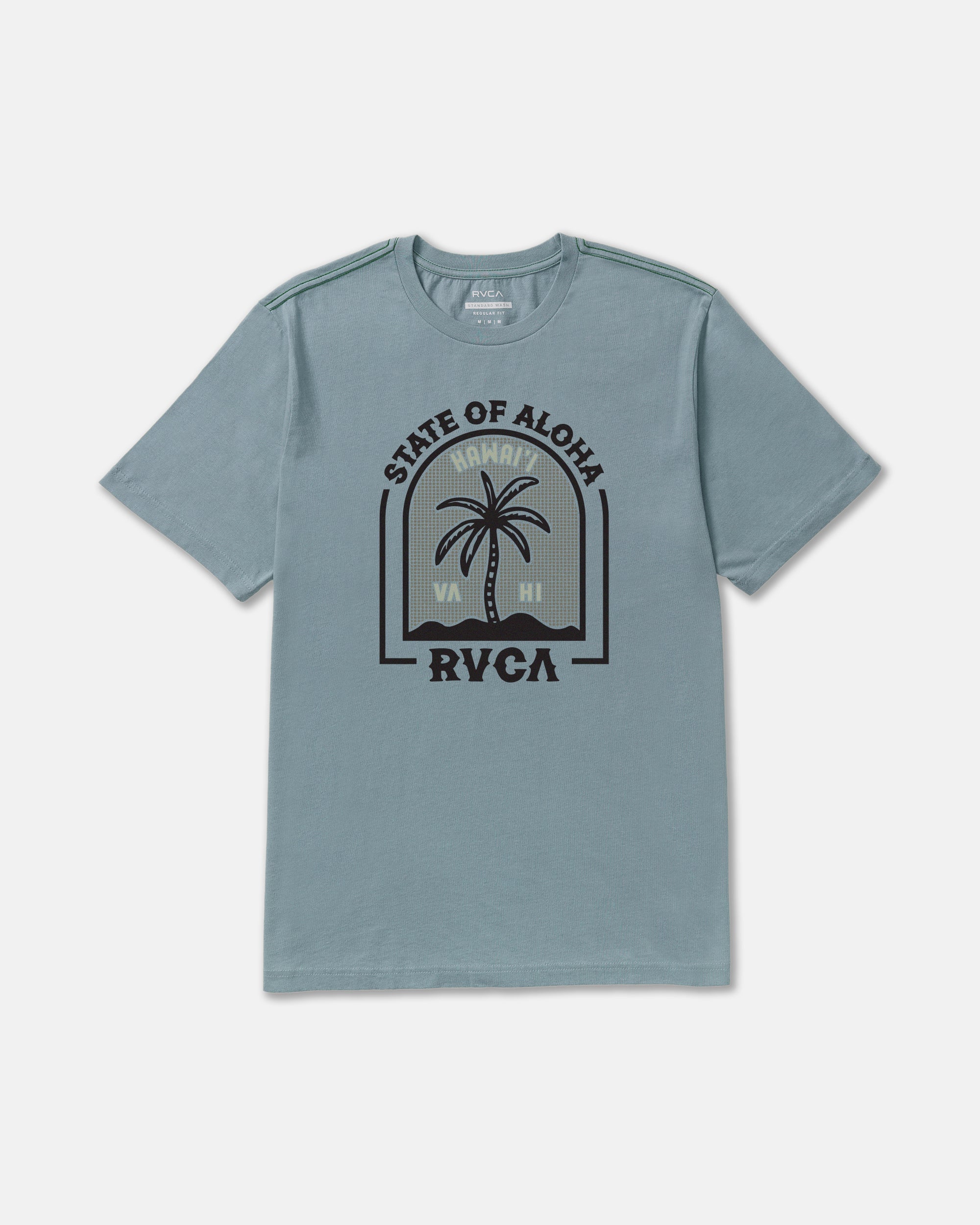 Hawaii Headstone Short Sleeve Tee - Lead | RVCA online