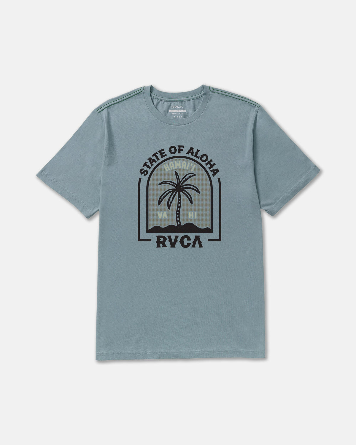 Hawaii Headstone Short Sleeve Tee - Lead | RVCA online