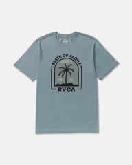 Hawaii Headstone Short Sleeve Tee - Lead | RVCA online