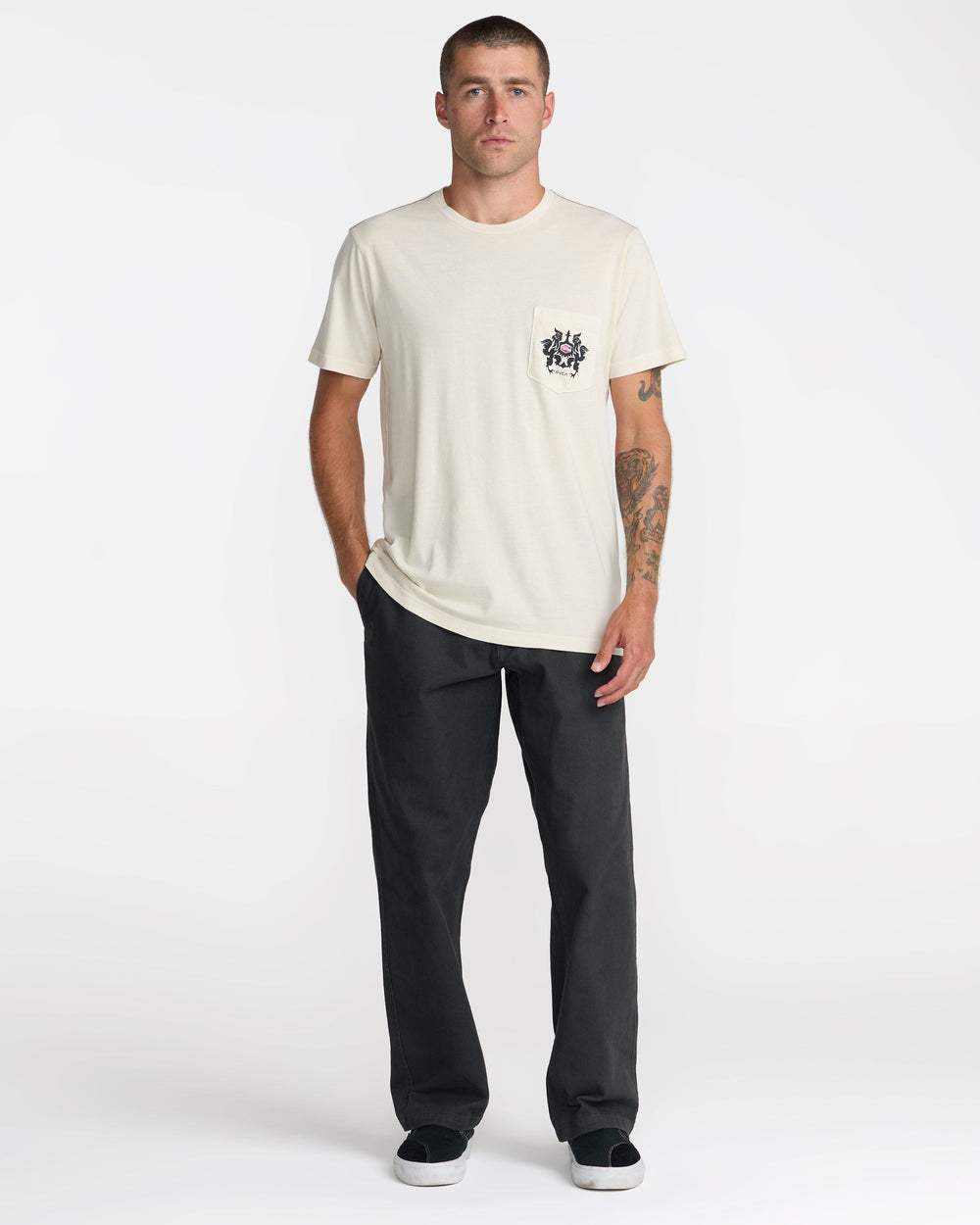 Hawaii Crest Short Sleeve Tee - Ceramic | RVCA on sale
