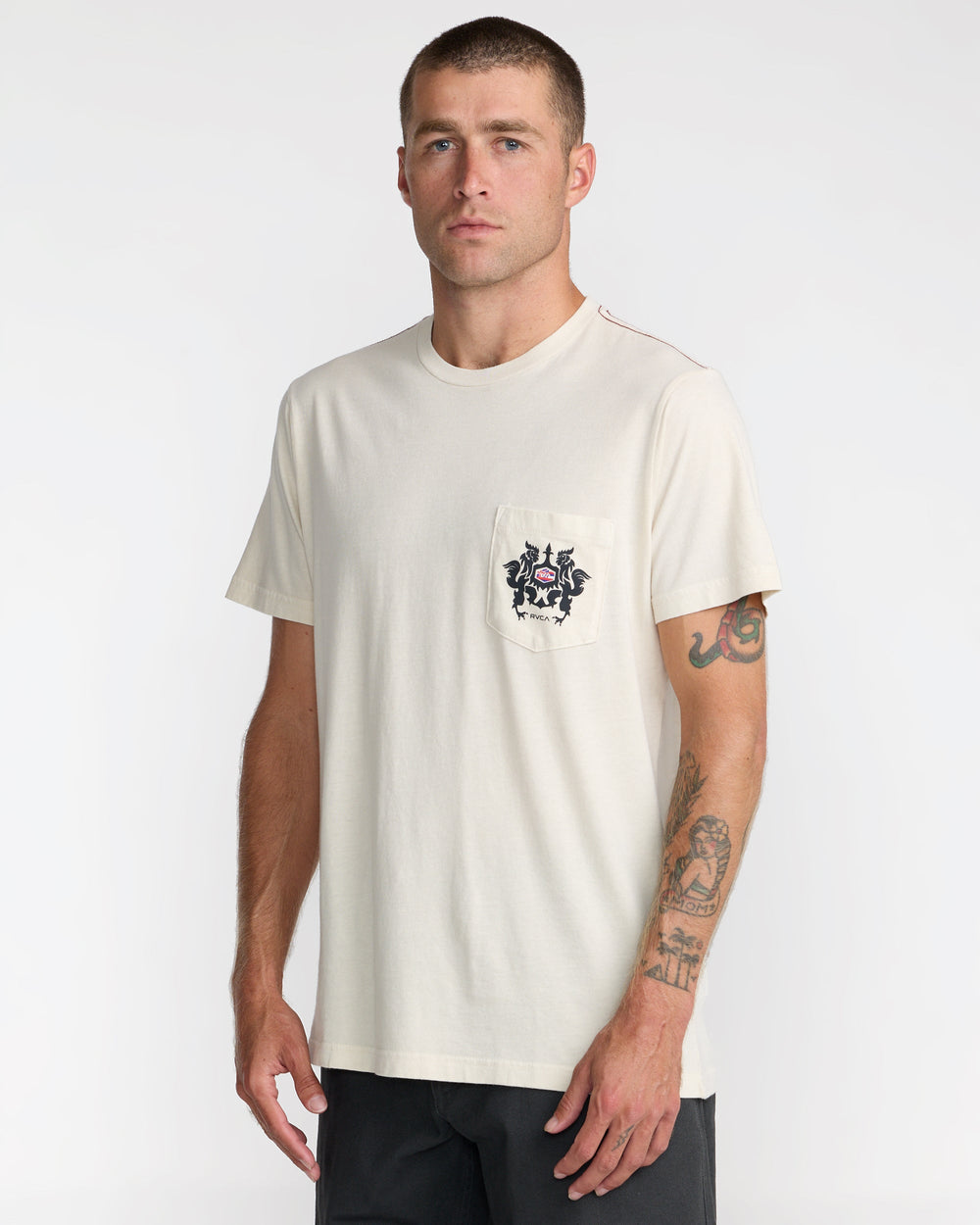 Hawaii Crest Short Sleeve Tee - Ceramic | RVCA on sale