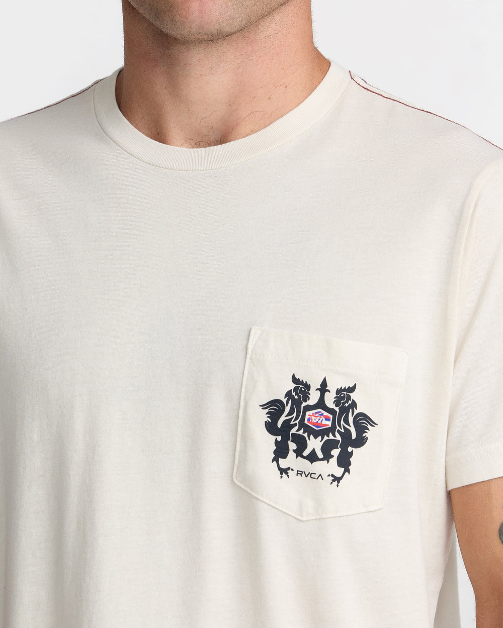 Hawaii Crest Short Sleeve Tee - Ceramic | RVCA on sale