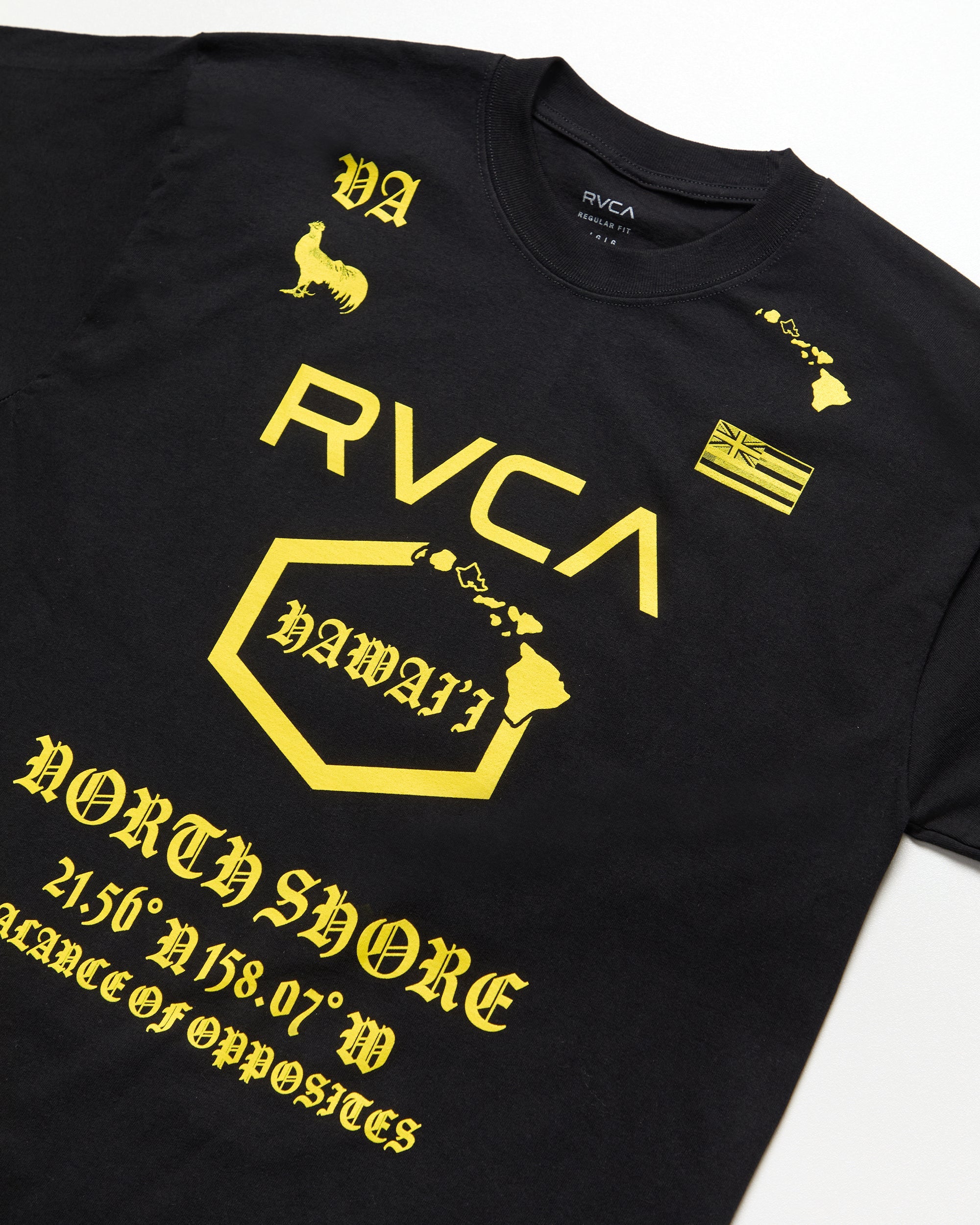 North Shore Benefit Tee - Black | RVCA US