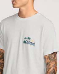 Palm Trail Short Sleeve Tee - Antique White | RVCA near me
