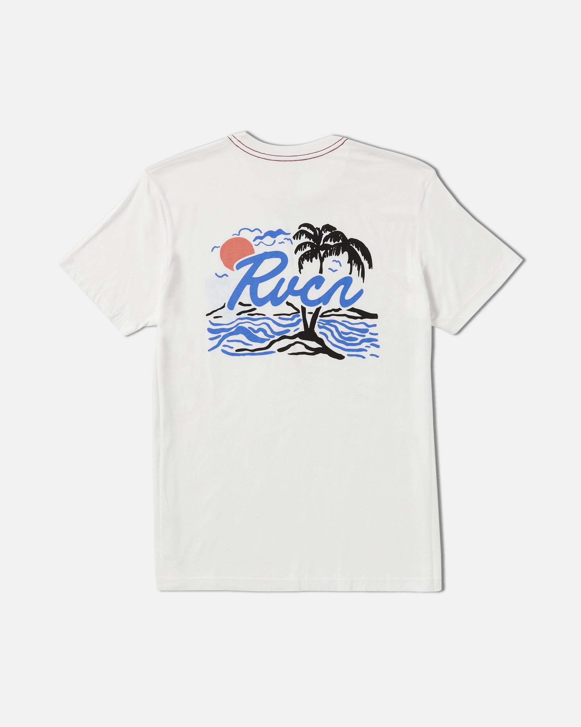 Currents Short Sleeve Tee - Antique White | RVCA online