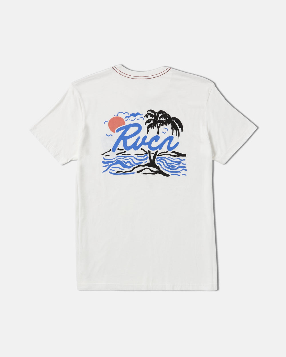 Currents Short Sleeve Tee - Antique White | RVCA online
