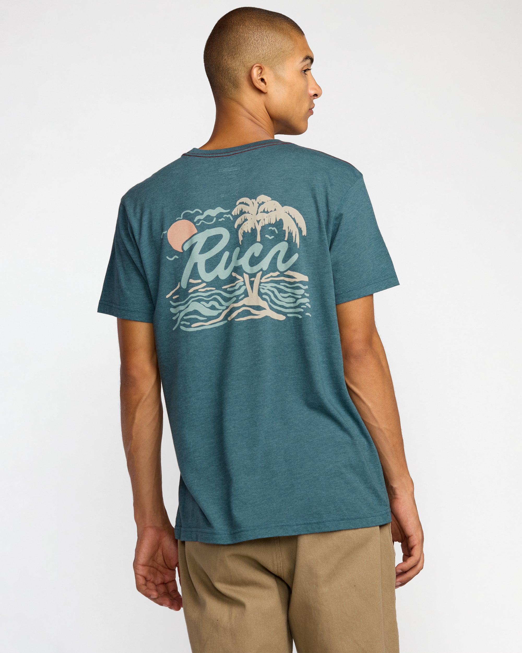 Currents Short Sleeve Tee - Duck Blue | RVCA near me